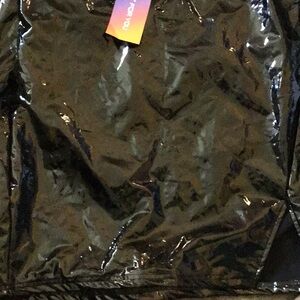 SHEIN short black mini shirt